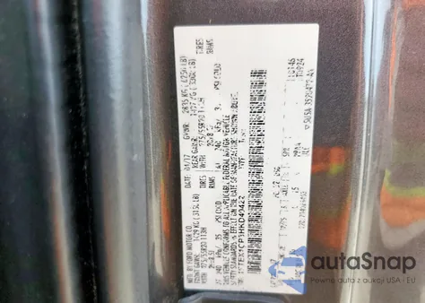 2017 Ford F150 Super Cab z USA, uszkodzony, nr VIN 1FTEX1CP3HKD40422